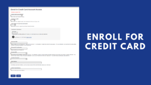 enroll new credit card