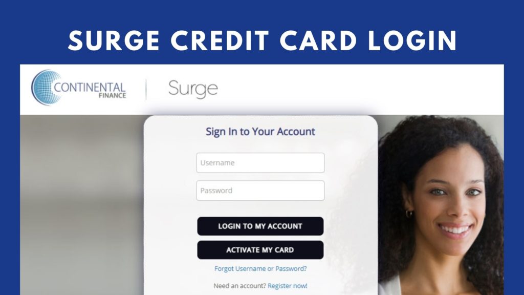 surge credit card login