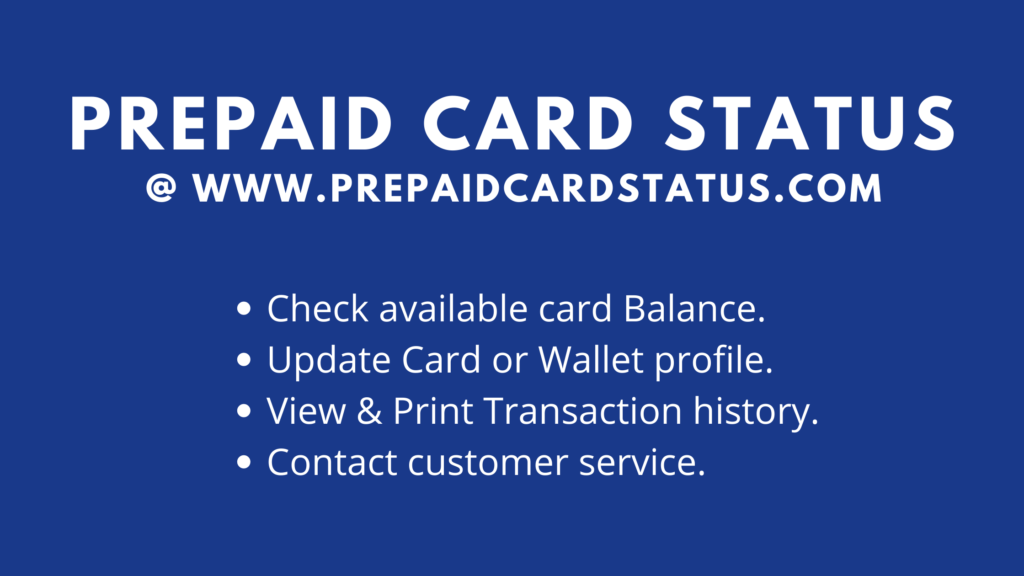 prepaidcardstatus