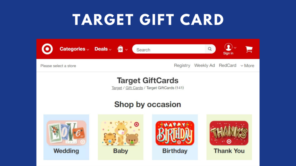 target gift card